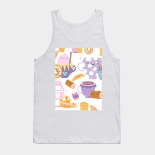 Cute Cup Cake / Sweets Pattern Tank Top